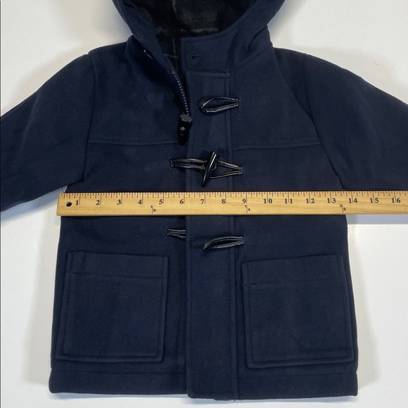 Rothschild Toddler Navy Hooded Toggle Winter Coat Jacket Boys Size 3T - Picture 5 of 7